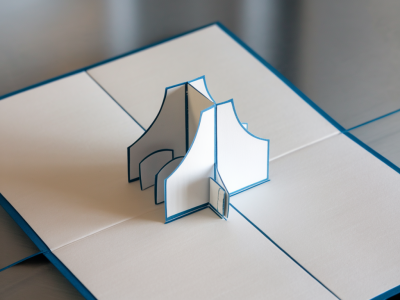How to make a hidden magnetic hinge for a fold‑flat pop-up that survives the post