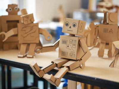How to design a 10-minute cardboard automaton lesson for mixed-age groups using three fail-safe steps