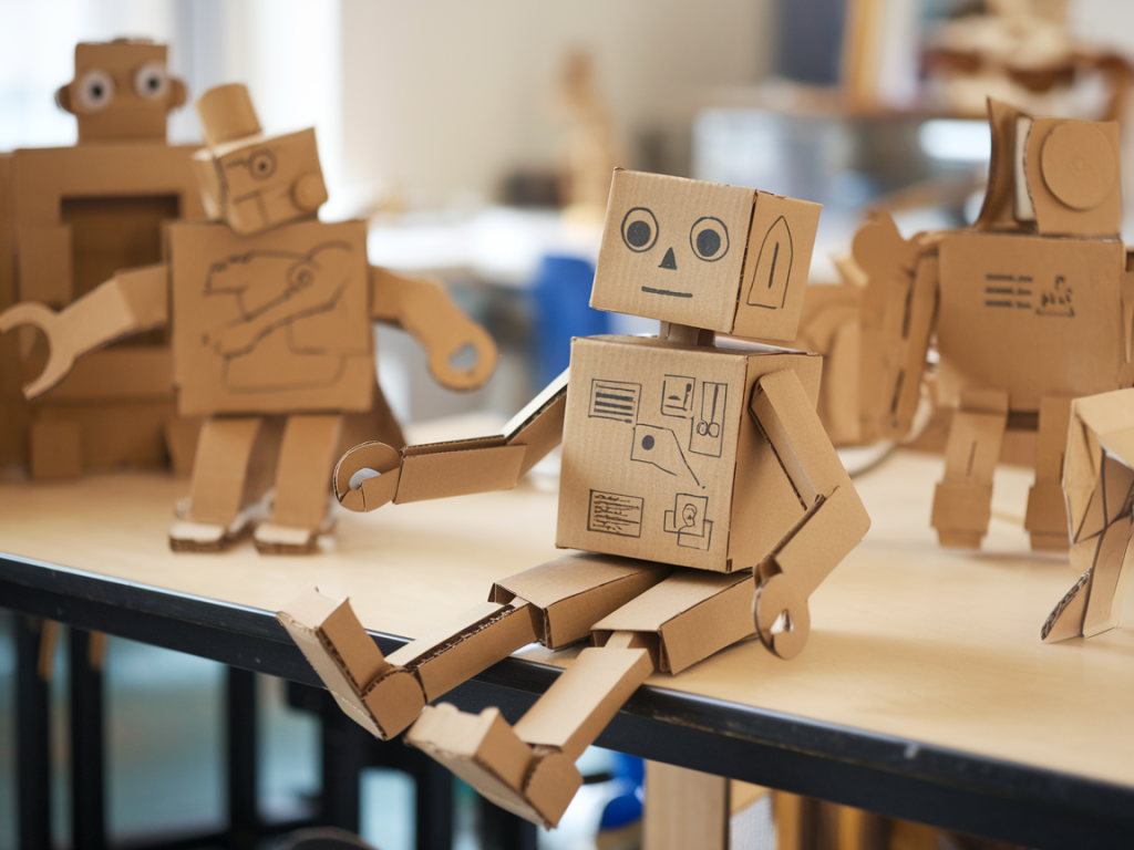 How to design a 10-minute cardboard automaton lesson for mixed-age groups using three fail-safe steps
