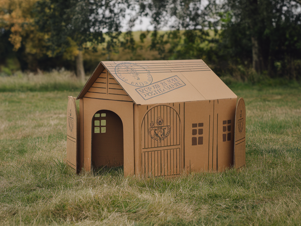 How do I design a fold-flat pop-up theater that survives Royal Mail stamping and rough handling?