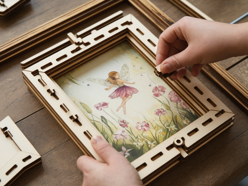 Step-by-step: build a magic picture frame that reveals a hidden illustration