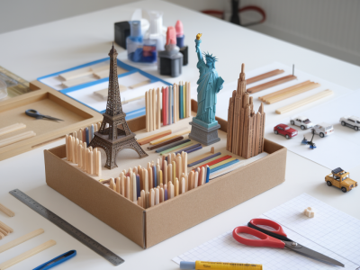 Behind the scenes: how I plan a mini exhibition in a single shoebox